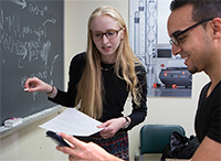 LSC chemistry tutors working with students. (Pre-covid!)